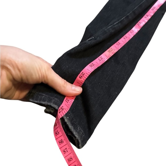 🖤 Good American Classic Bootcut Jeans Size 6 / 28 Black Cashmere Blend 🖤 - Picture 6 of 7
